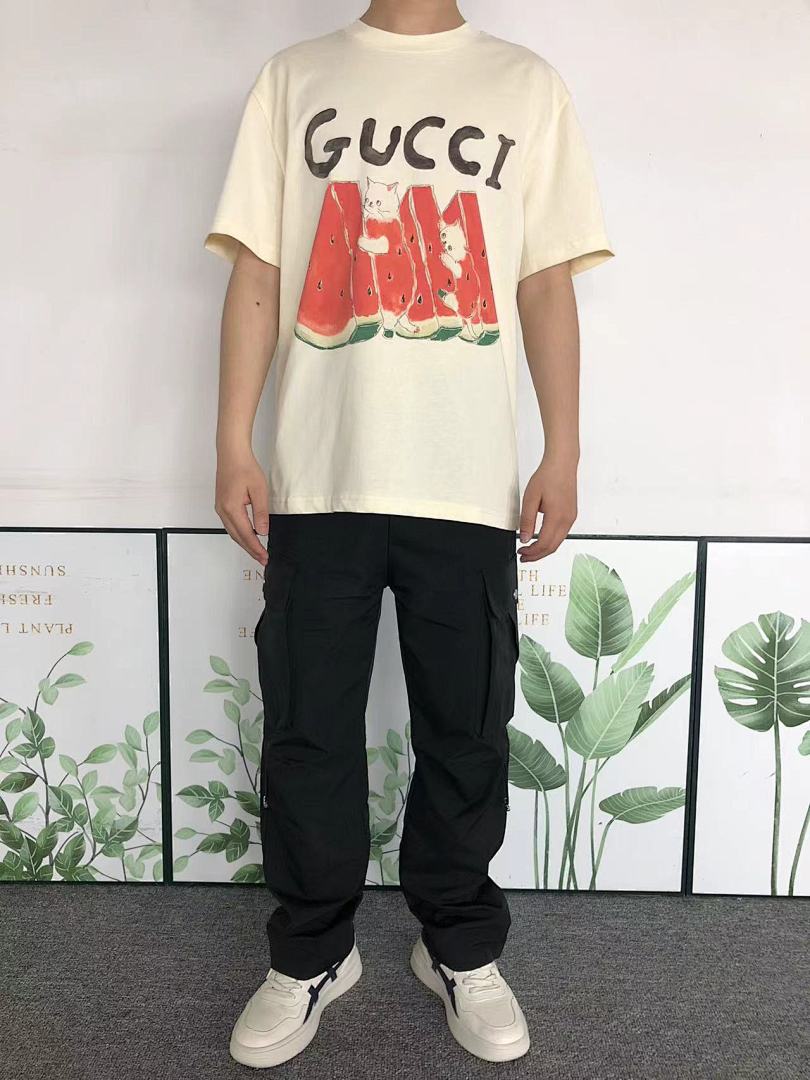 Gucci 85 G⭐C⭐I T-SHIRT 5042617101 (Im 170Cm 60Kg I Wear Size S In The Phot) - Image 3