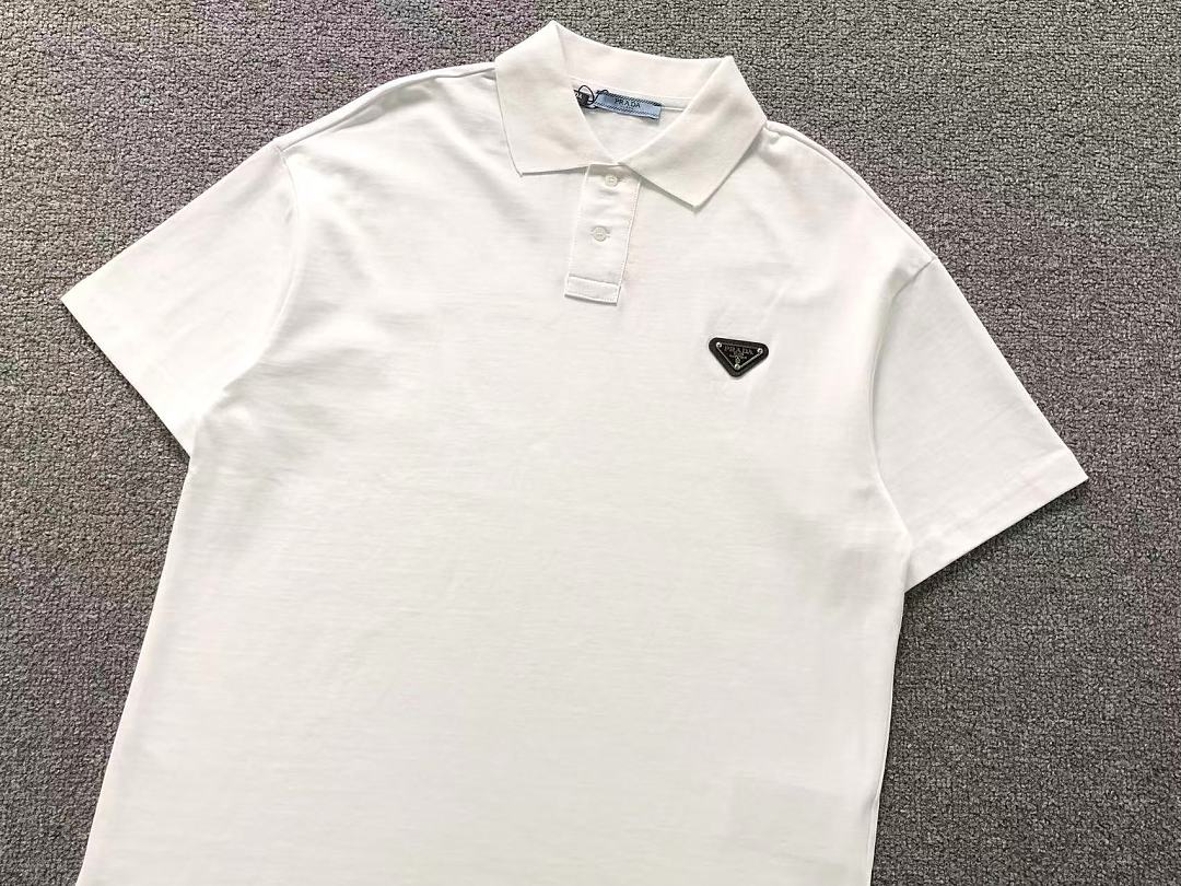 Prada 125 P⭐A⭐A POLO 2208021915 (Im 170Cm 60Kg I Wear Size M In The Phot) - Image 8