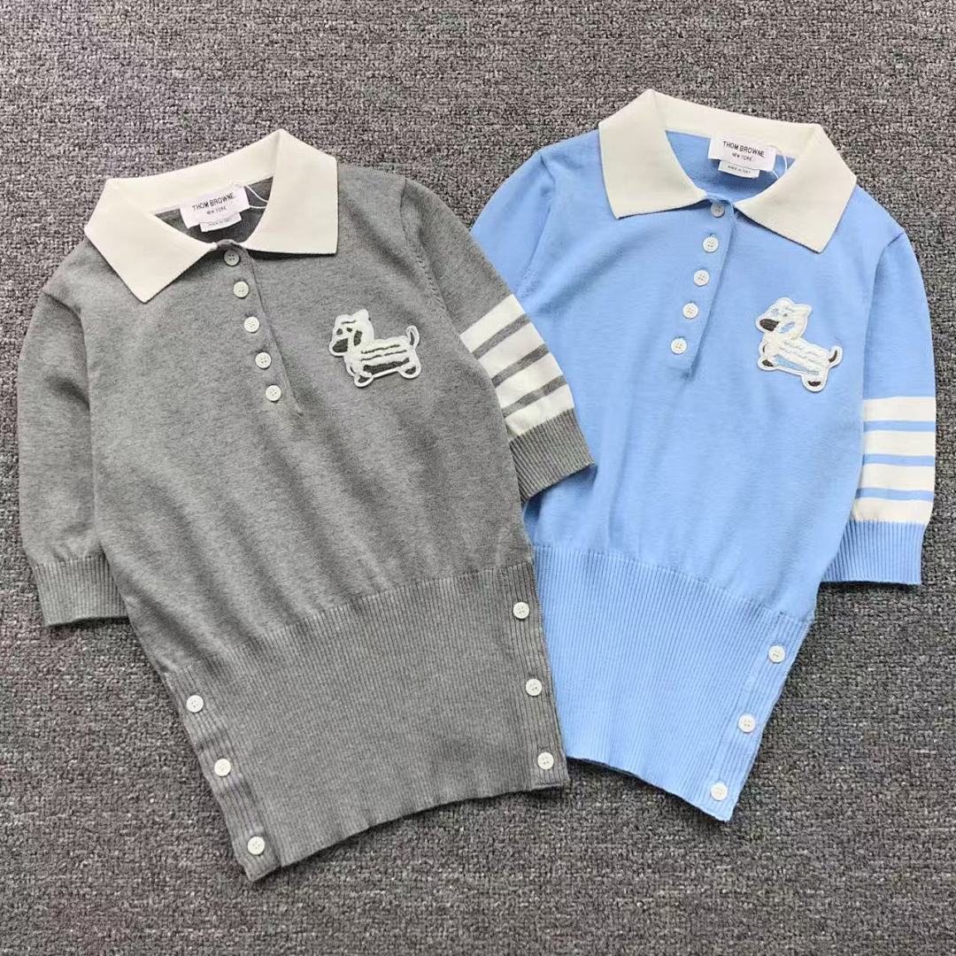 Thom Browne 168 THOM BROWNE POLO FEMAIE