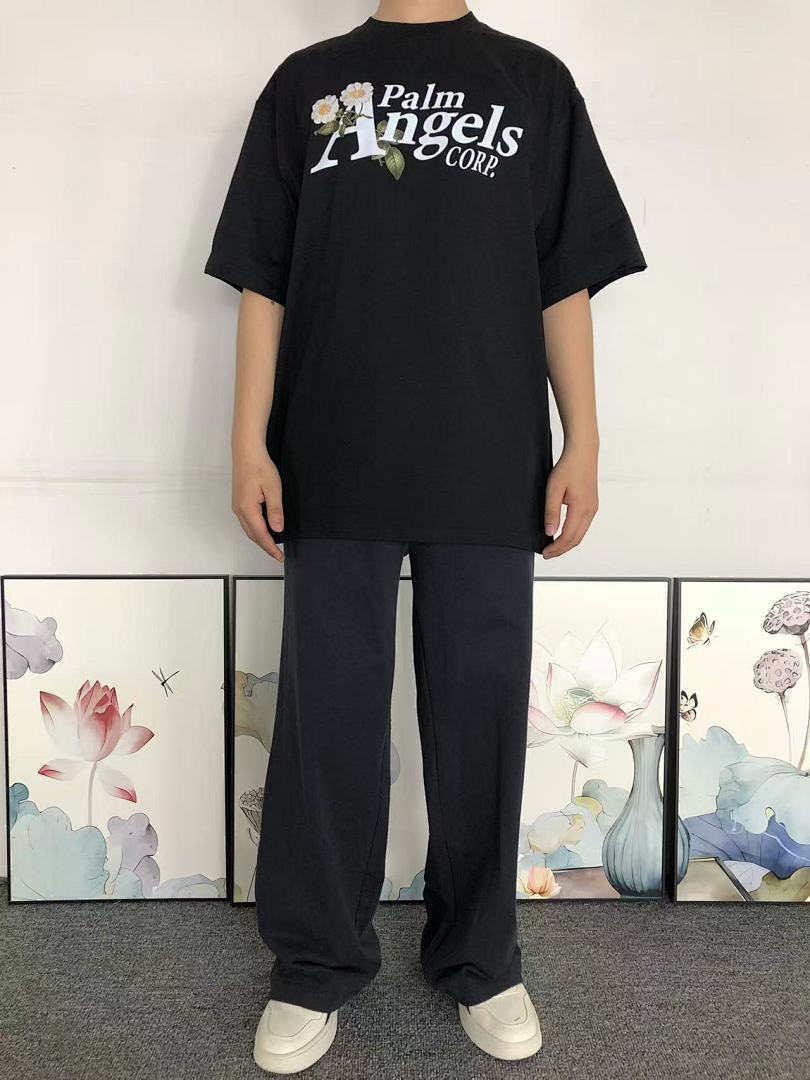 Palm Angels 78 PALM ANGELS T-SHIRT 41060941121 (Im 170Cm 60Kg I Wear Size L In The Phot) - Image 3