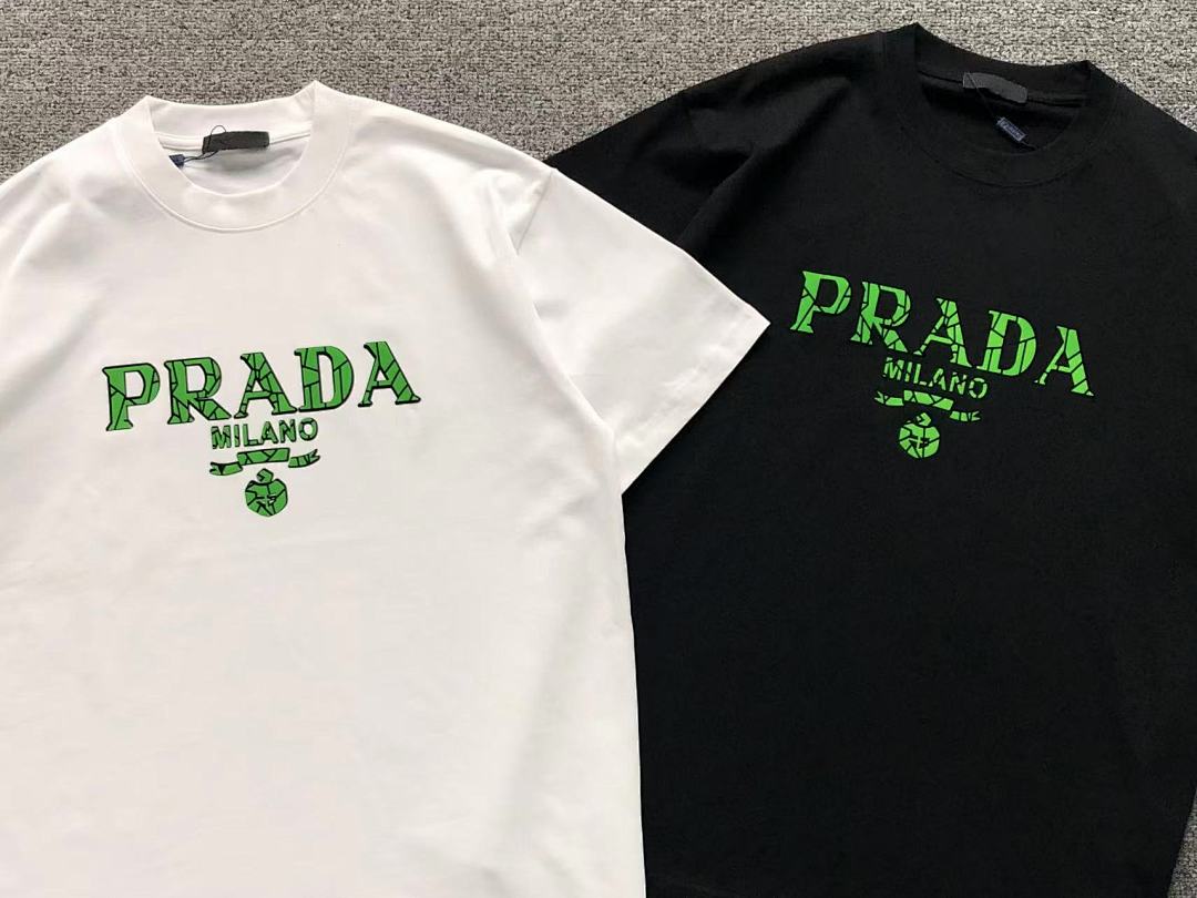 Prada 115 P⭐A⭐A T-SHIRT 41102204133 (Im 170Cm 60Kg I Wear Size XL In The Phot) - Image 6
