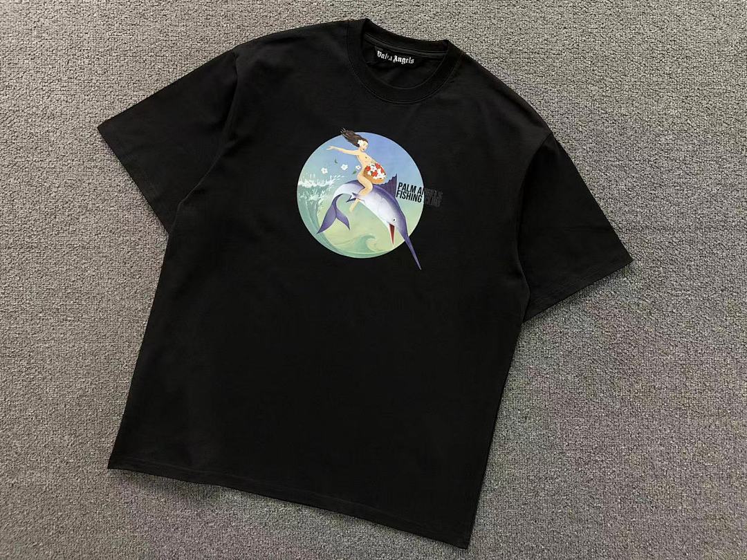 Palm Angels 78 PALM ANGELS T-SHIRT 41060950121 (Im 170Cm 60Kg I Wear Size L In The Phot) - Image 11
