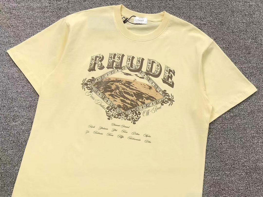 Rhude 105 RHUDE T-SHIRT 3208060517 (Im 170Cm 60Kg I Wear Size S In The Phot) - Image 12