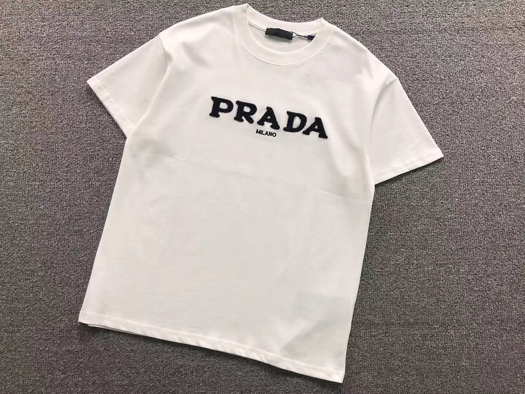 Prada 158 P⭐A⭐A T-SHIRT 22051212001 (Im 170Cm 60Kg I Wear Size S In The Phot) - Image 8