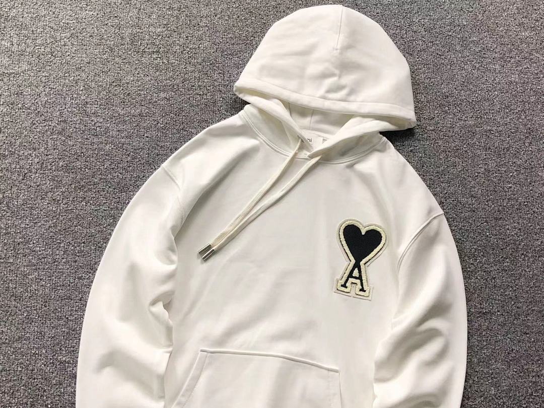 AMI 168 AMI HOODIE 3110170521 (Im 170Cm 60Kg I Wear Size M In The Phot) - Image 9