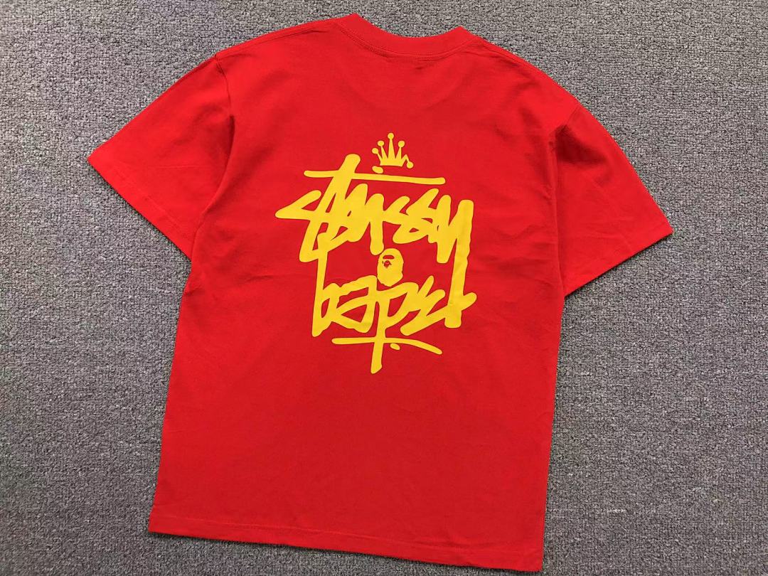 Bape 78 BAPE STUSSY T-SHIRT - Image 18