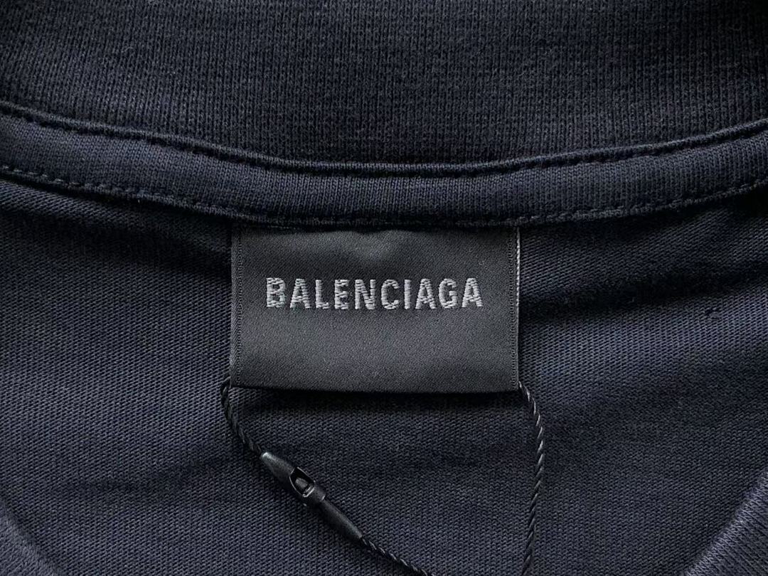 Balenciaga 118 B⭐L⭐⭐⭐IA⭐A T-SHIRT 4104071121 (Im 170Cm 60Kg I Wear Size M In The Phot) - Image 12