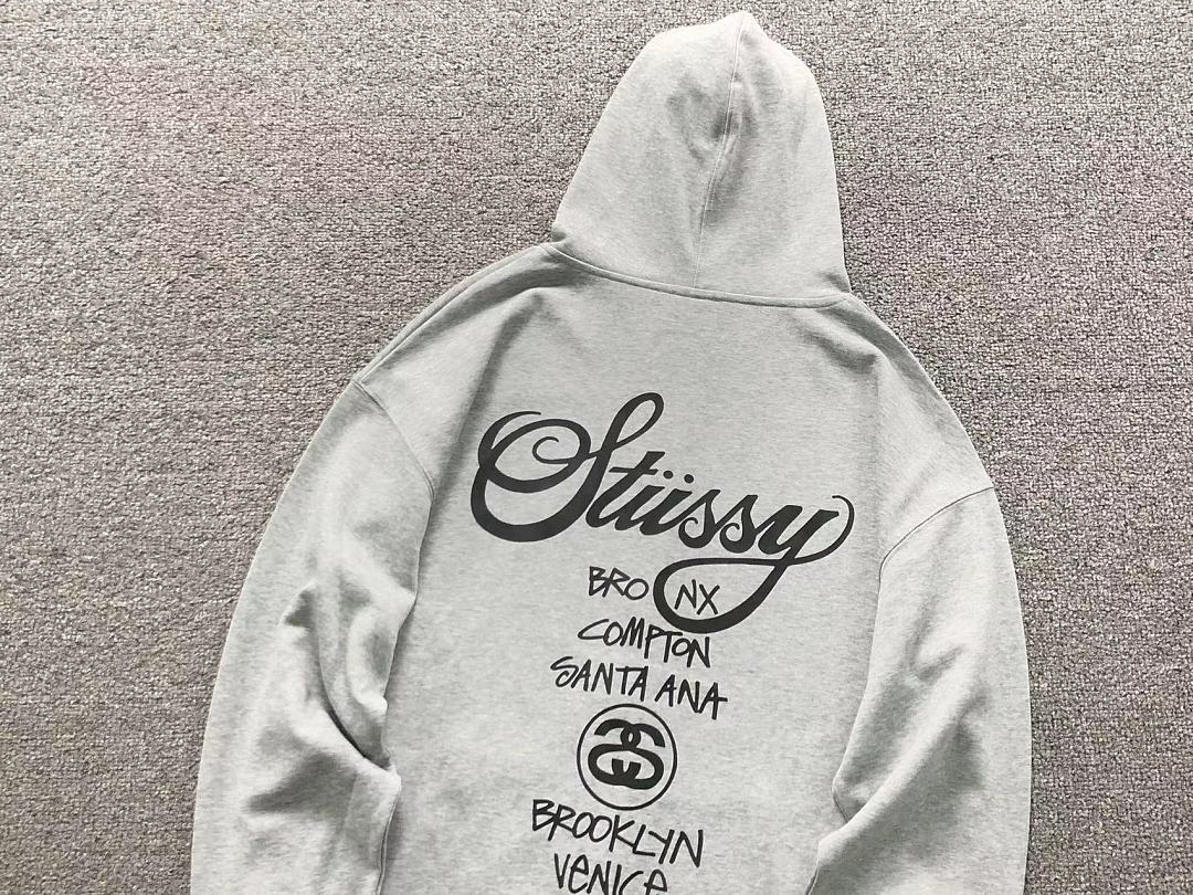 Stussy 129 STUSSY HOODIE 52082502123 (Im 170Cm 60Kg I Wear Size L In The Phot) - Image 12