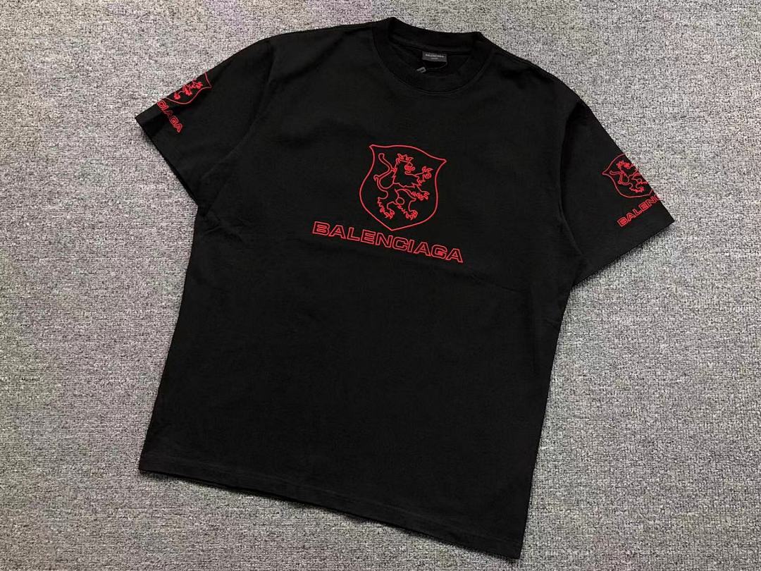 Balenciaga 115 B⭐L⭐⭐⭐IA⭐A T-SHIRT 5212211136 (Im 170Cm 60Kg I Wear Size M In The Phot) - Image 6