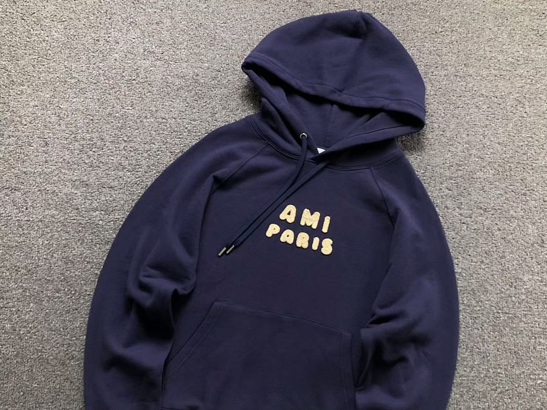 AMI 125 AMI HOODIE 57281388 (Im 170Cm 60Kg I Wear Size M In The Phot) - Image 14