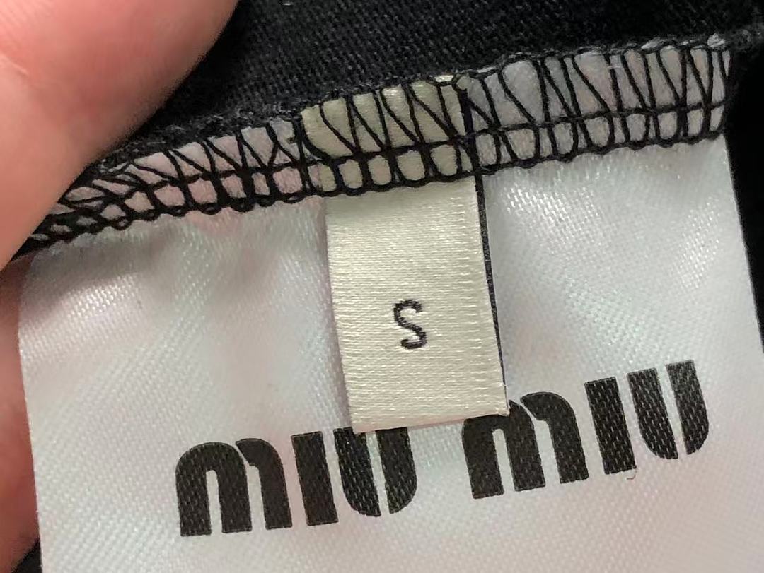 Miu Miu 113 M⭐U T-SHIRT 5207270570 (Im 170Cm 60Kg I Wear Size S In The Phot) - Image 16