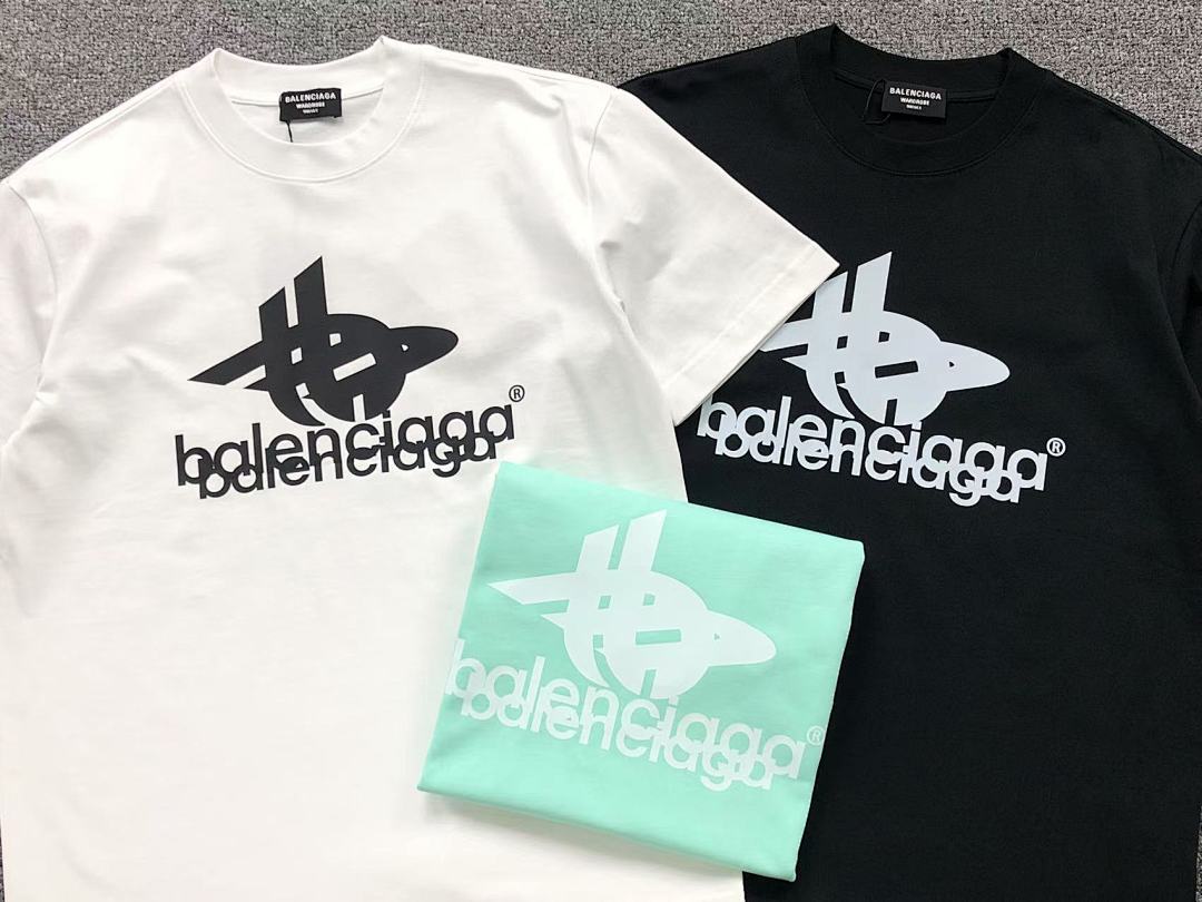 Balenciaga 108 B⭐L⭐⭐⭐IA⭐A T-SHIRT 411131221 (Im 170Cm 57Kg I Wear Size M In The Phot) - Image 6