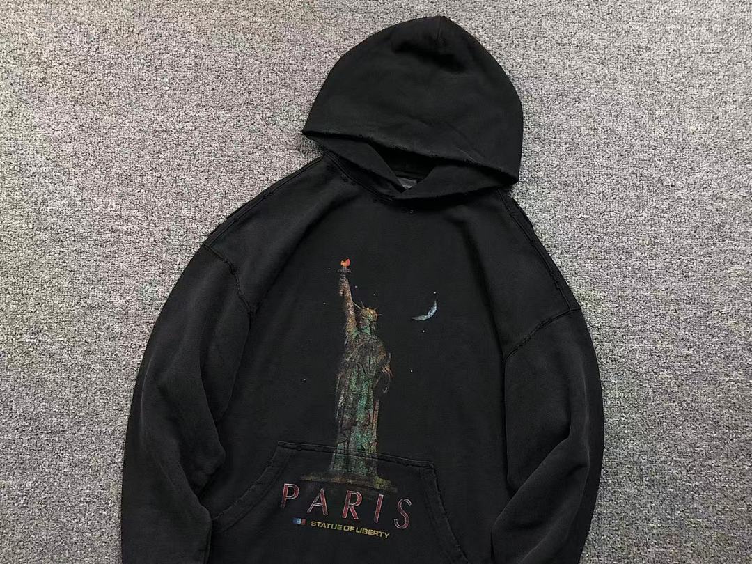 Balenciaga 275 B⭐L⭐⭐⭐IA⭐A HOODIE 4122711163 (Im 170Cm 60Kg I Wear Size XS In The Phot) - Image 7