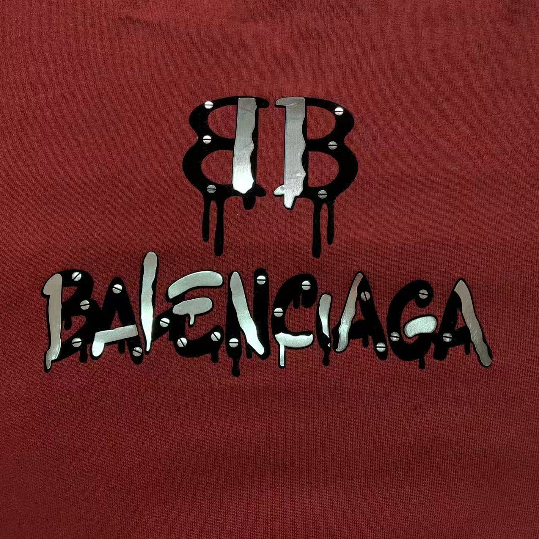 Balenciaga 118 B⭐L⭐⭐⭐IA⭐A T-SHIRT 5211001147 (Im 170Cm 60Kg I Wear Size M In The Phot) - Image 12