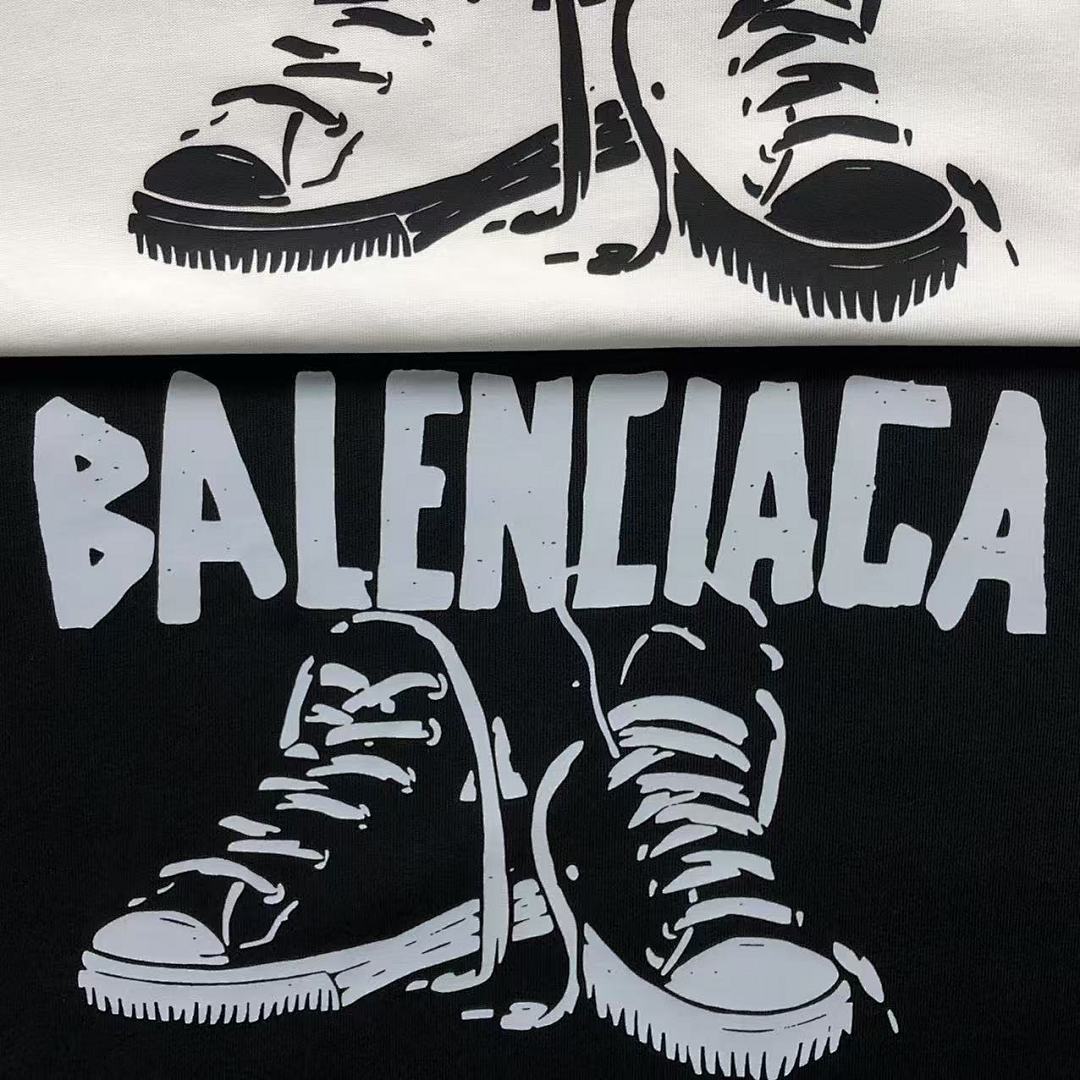 Balenciaga 115 B⭐L⭐⭐⭐IA⭐A T-SHIRT 504121621 (Im 170Cm 60Kg I Wear Size M In The Phot) - Image 13