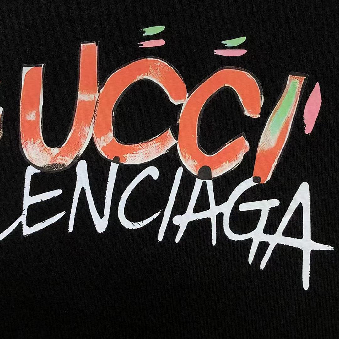 Balenciaga 95 B⭐L⭐⭐⭐IA⭐A G⭐C⭐I T-SHIRT 502170181 (Im 170Cm 57Kg I Wear Size S In The Phot) - Image 18