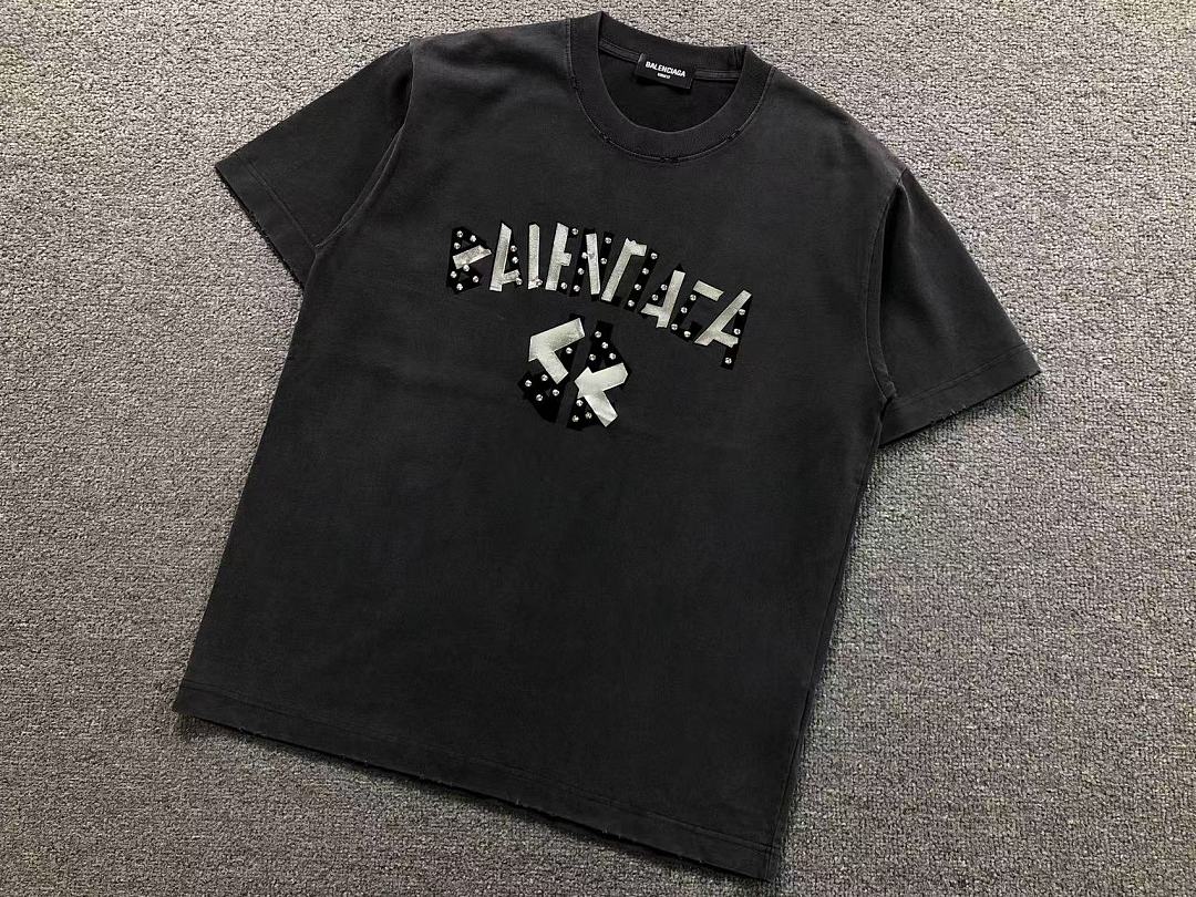 Balenciaga 128 B⭐L⭐⭐⭐IA⭐A T-SHIRT 3205060521 (Im 170Cm 60Kg I Wear Size L In The Phot) - Image 8