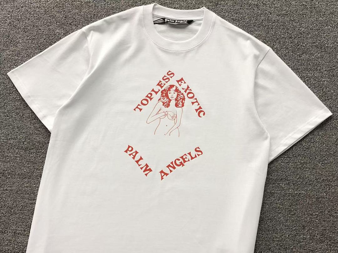 Palm Angels 78 PALM ANGELS T-SHIRT 41060933121 (Im 170Cm 60Kg I Wear Size M In The Phot) - Image 8