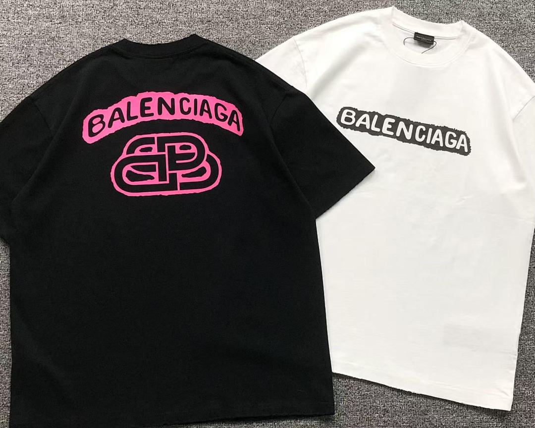 Balenciaga 98 B⭐L⭐⭐⭐IA⭐A T-SHIRT 3203070103 (Im 170Cm 60Kg I Wear Size M In The Phot) - Image 6
