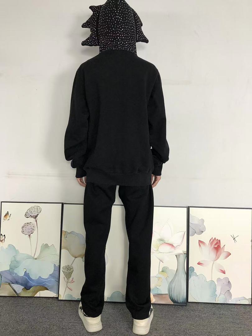 Unbranded 308 FASHION HOODIE 3209010872 (Im 170Cm 60Kg I Wear Size M In The Phot) - Image 4