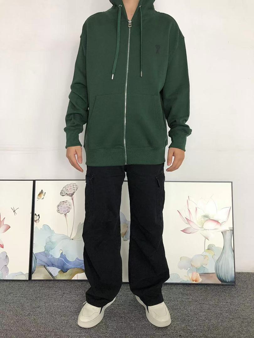 AMI 138 AMI HOODIE 3108210221 (Im 170Cm 60Kg I Wear Size M In The Phot) - Image 3