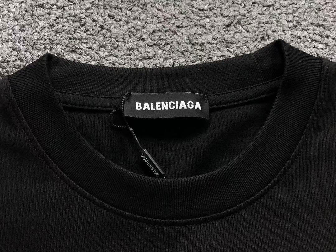 Balenciaga 113 B⭐L⭐⭐⭐IA⭐A T-SHIRT 5261104147 (Im 170Cm 60Kg I Wear Size M In The Phot) - Image 18