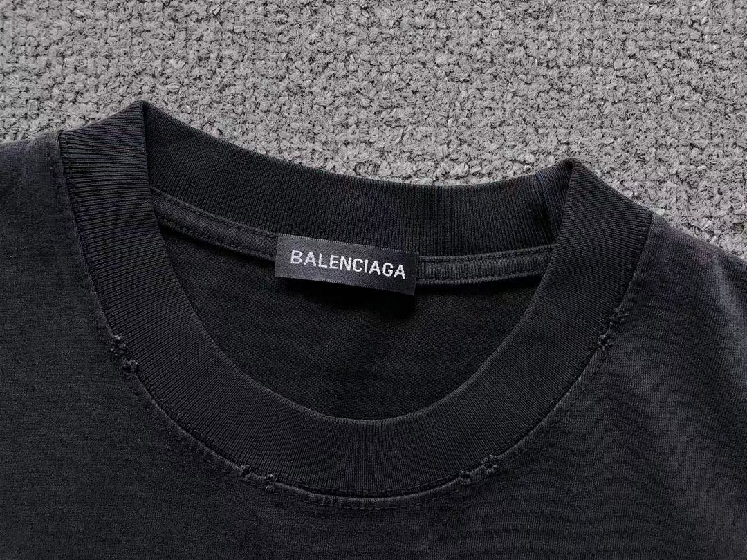Balenciaga 118 B⭐L⭐⭐⭐IA⭐A T-SHIRT 42013111133 (Im 170Cm 60Kg I Wear Size 2XL In The Phot) - Image 23