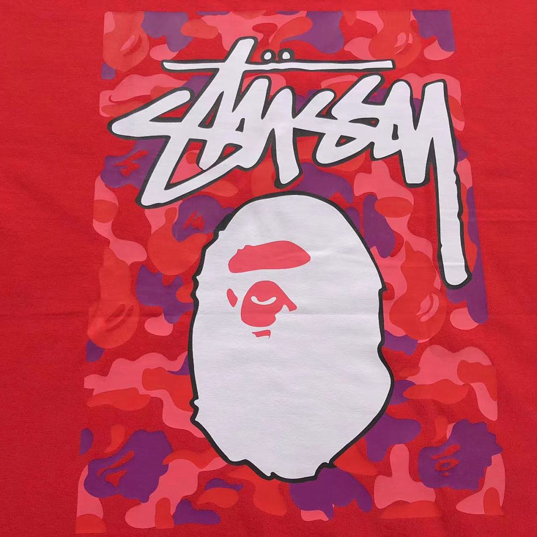 Bape 78 BAPE STUSSY T-SHIRT 1102090442 (Im 170Cm 55Kg I Wear Size S In The Phot) - Image 18