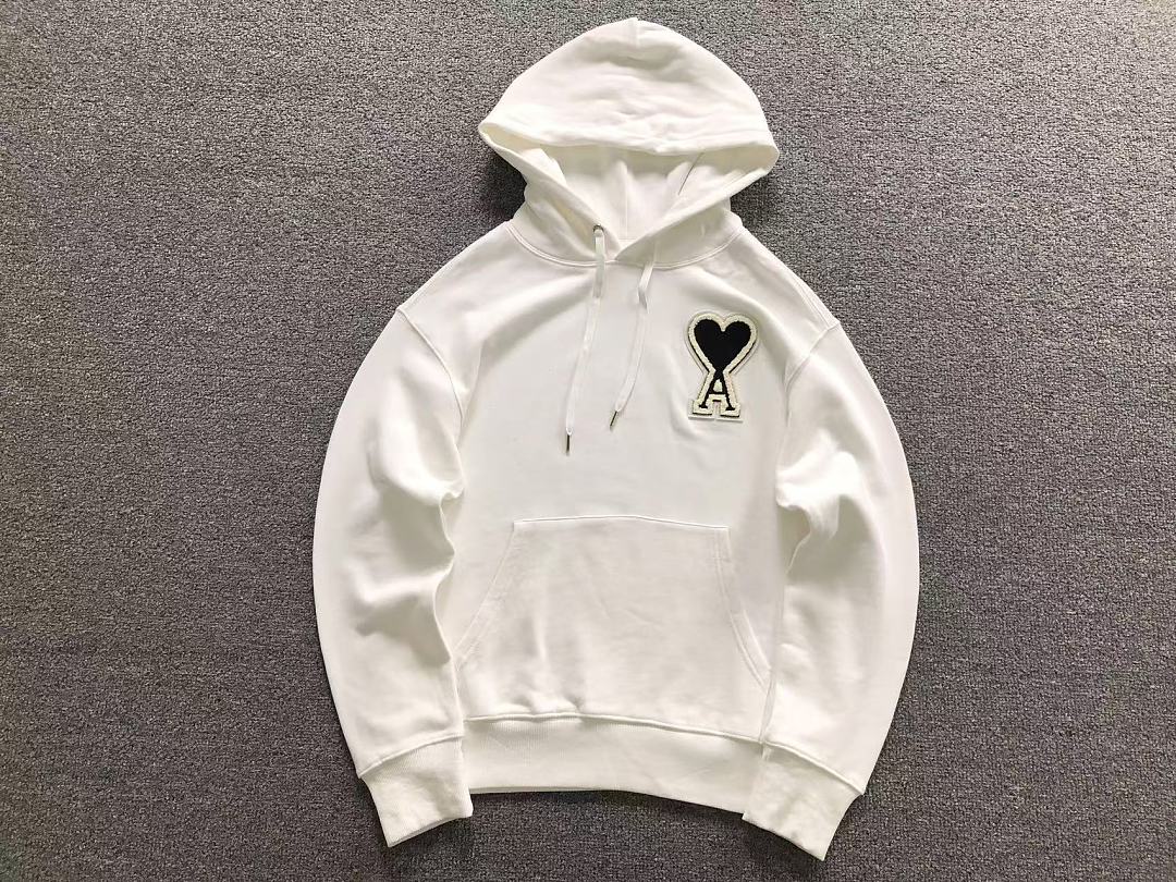 AMI 188 AMI HOODIE 304 22082706001 (Im 170Cm 60Kg I Wear Size M In The Phot) - Image 7