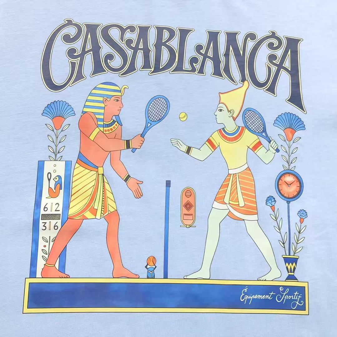 Casablanca 105 CASABLANCA T-SHIRT 52062601127 (Im 170Cm 60Kg I Wear Size L In The Phot) - Image 20