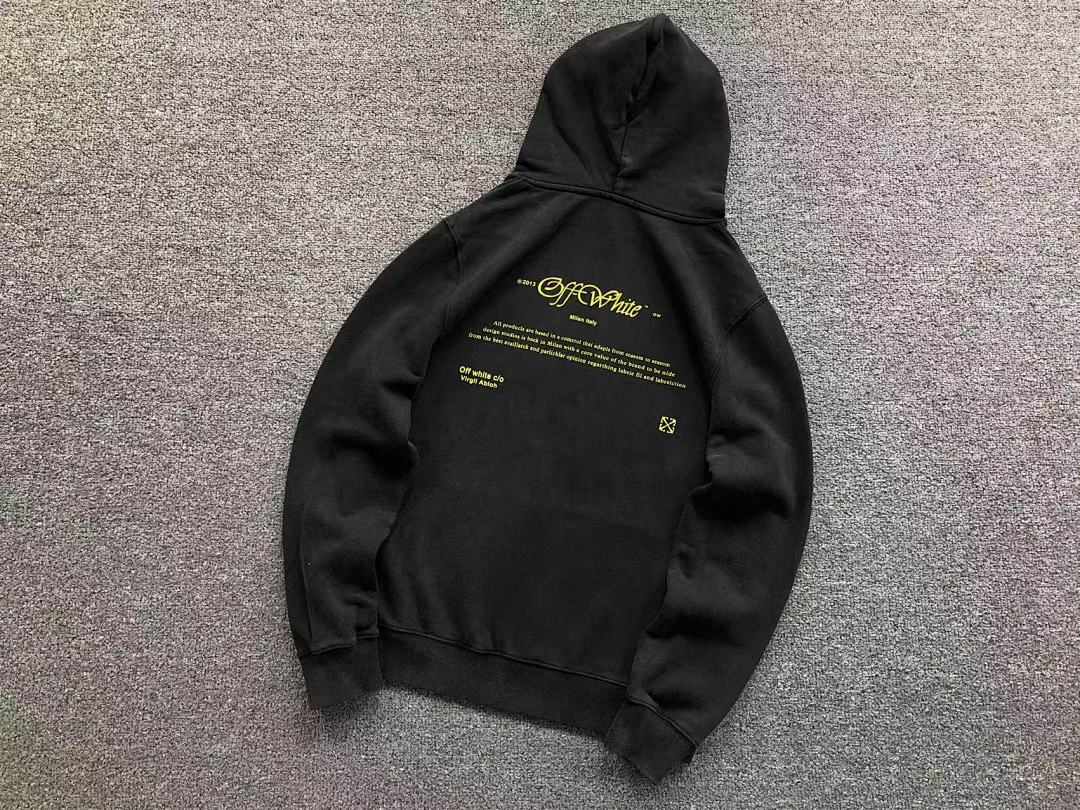 Off-White 195 OFF-WHITE HOODIE 57311919 (Im 170Cm 60Kg I Wear Size S In The Phot) - Image 11