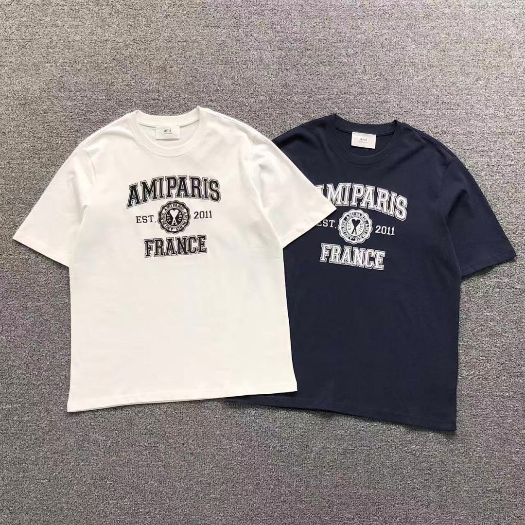 AMI 98 AMI T-SHIRT 21111819125 (Im 170Cm 60Kg I Wear Size S In The Phot)