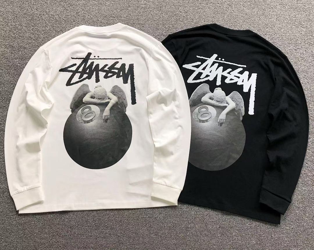 Stussy 95 STUSSY LONG SLEEVED 582017123 (Im 170Cm 60Kg I Wear Size M In The Phot) - Image 5