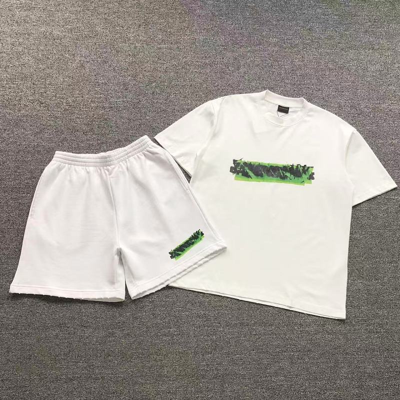 Balenciaga SHORTS158 B⭐L⭐⭐⭐IA⭐A T-SHIRT SHORTS 3206173221 (Im 170Cm 60Kg I Wear Size S In The Phot)