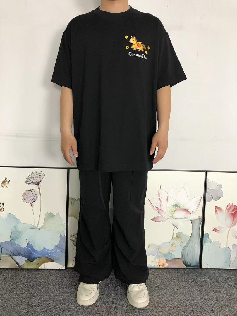 Dior 108 D⭐O⭐ T-SHIRT 42013107133 (Im 170Cm 60Kg I Wear Size 2XL In The Phot) - Image 3