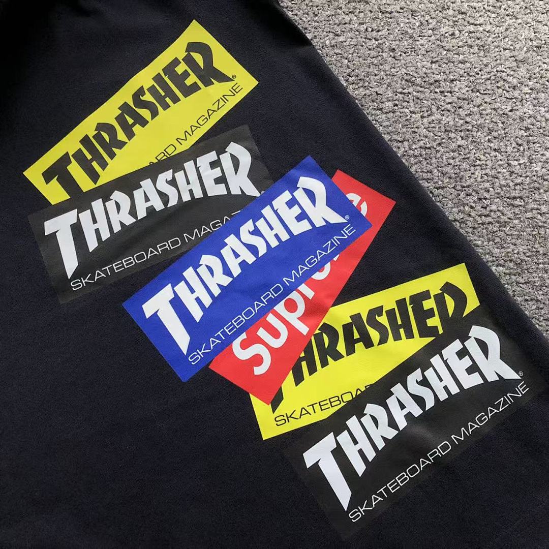 Supreme 108 S⭐⭐R⭐⭐E THRASHER LONG SLEEVED 1111050302 (Im 170Cm 60Kg I Wear Size L In The Phot) - Image 19
