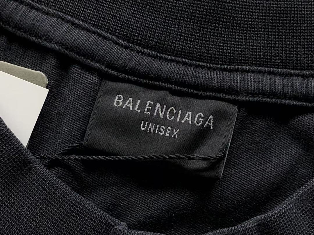 Balenciaga 125 B⭐L⭐⭐⭐IA⭐A T-SHIRT 3205030721 (Im 170Cm 60Kg I Wear Size S In The Phot) - Image 13