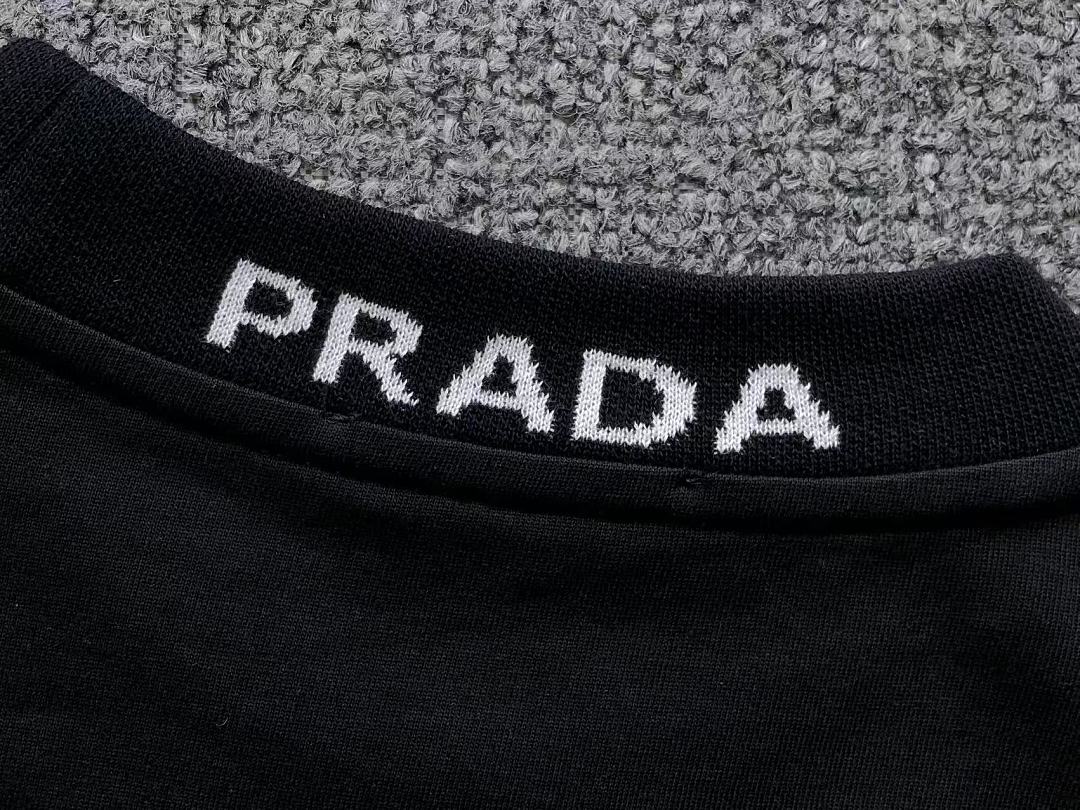 Prada 125 P⭐A⭐A T-SHIRT 2208034615 (Im 170Cm 60Kg I Wear Size S In The Phot) - Image 17