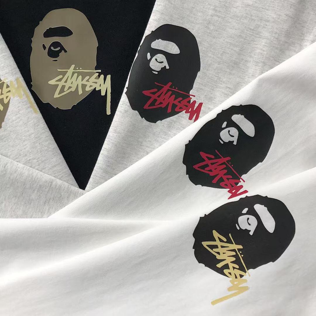 Bape 79 BAPE STUSSY T-SHIRT 411181842 (Im 170Cm 57Kg I Wear Size S In The Phot) - Image 35