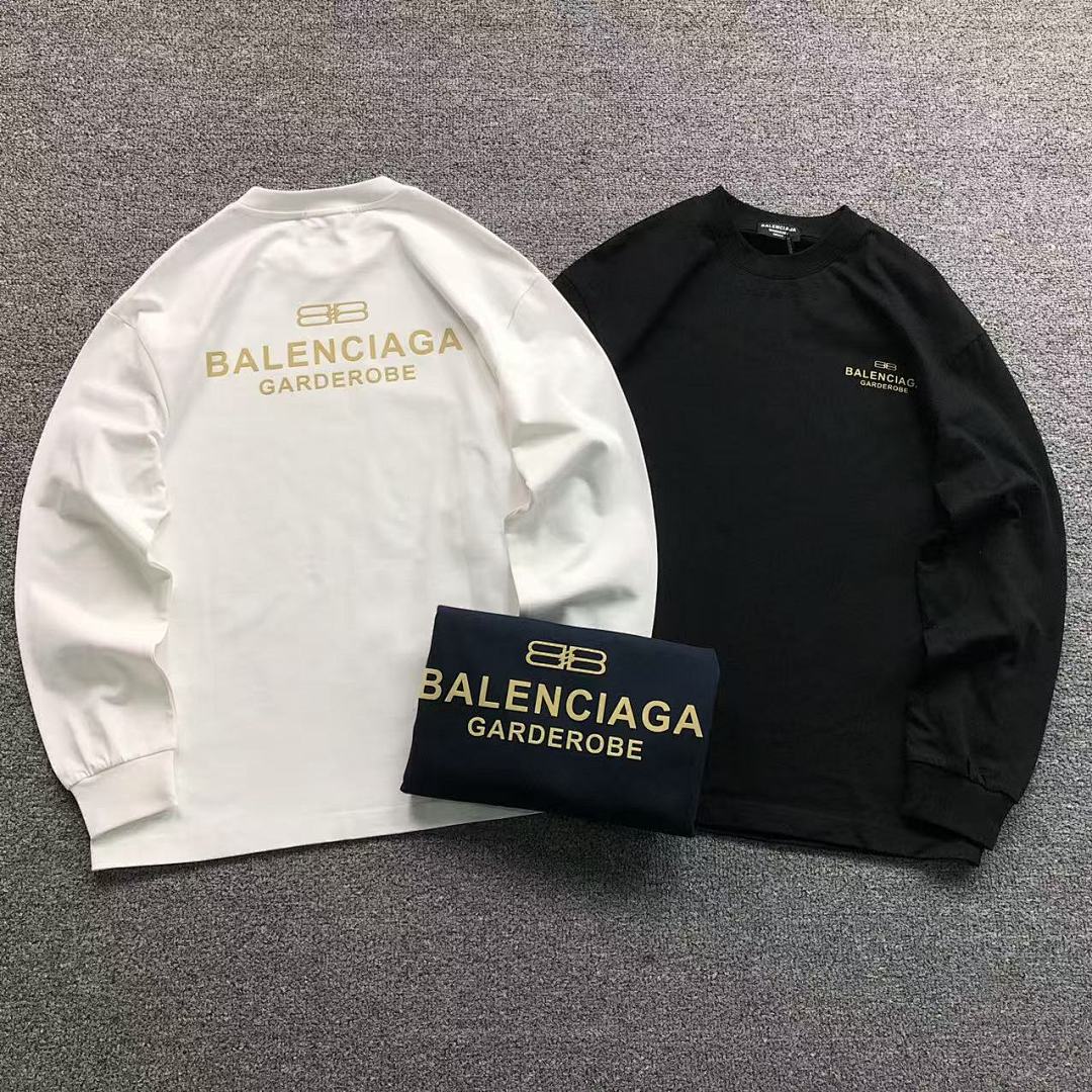 Balenciaga 135 B⭐L⭐⭐⭐IA⭐A LONG SLEEVED 3108251021 (Im 170Cm 60Kg I Wear Size M In The Phot), photo 1
