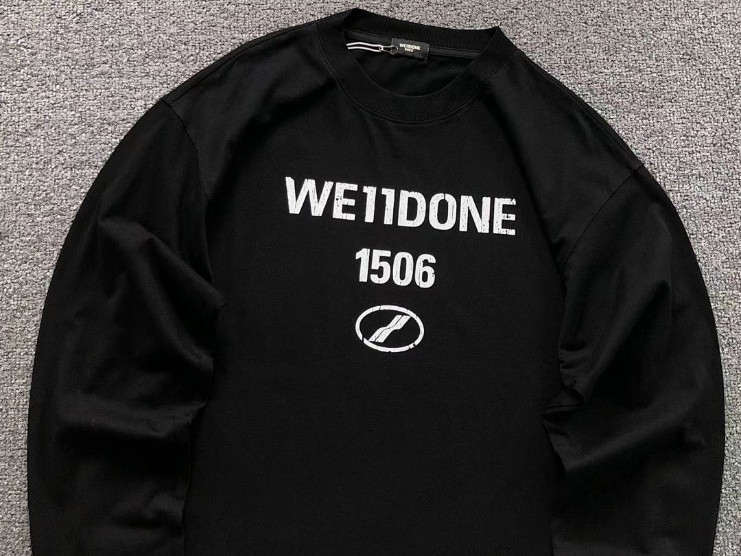 We11done 135 WE11 ⭐⭐NE LONG SLEEVED 3108192317 (Im 170Cm 60Kg I Wear Size S In The Phot) - Image 9