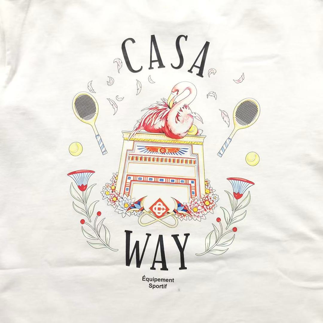 Casablanca 105 CASABLANCA T-SHIRT 52071808127 (Im 170Cm 60Kg I Wear Size L In The Phot) - Image 9