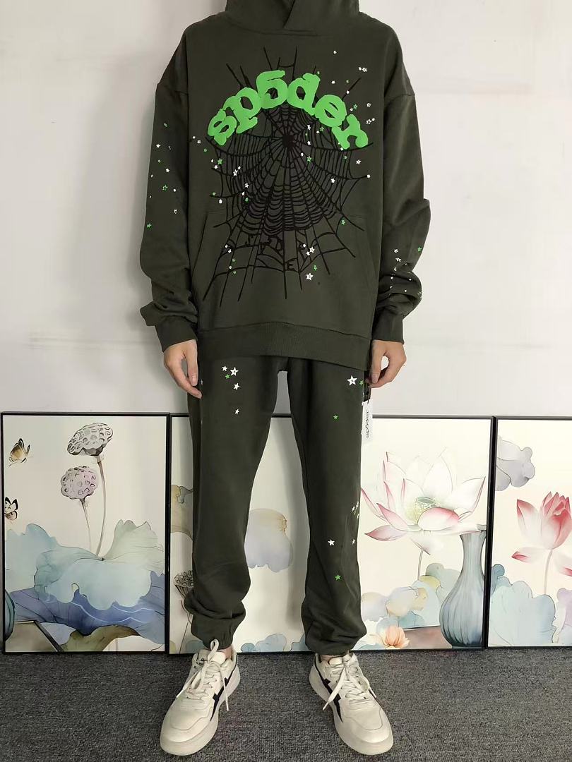 Sp5der TROUSERS 185 SP5DER HOODIE - Image 4