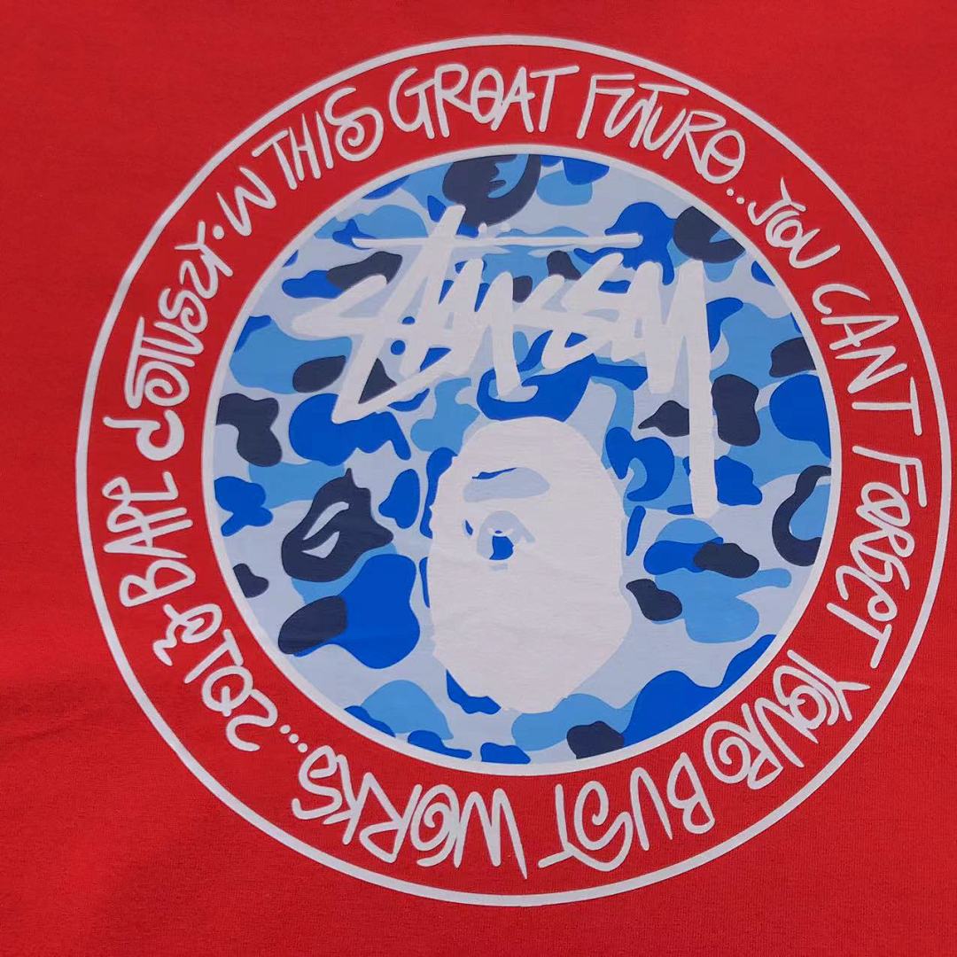 Bape 78 BAPE STUSSY T-SHIRT 1102090142 (Im 170Cm 57Kg I Wear Size S In The Phot) - Image 10