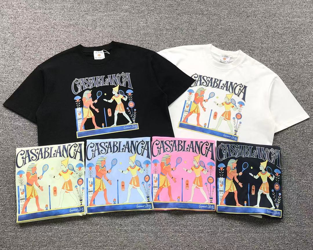 Casablanca 105 CASABLANCA T-SHIRT 52062601127 (Im 170Cm 60Kg I Wear Size L In The Phot) - Image 5