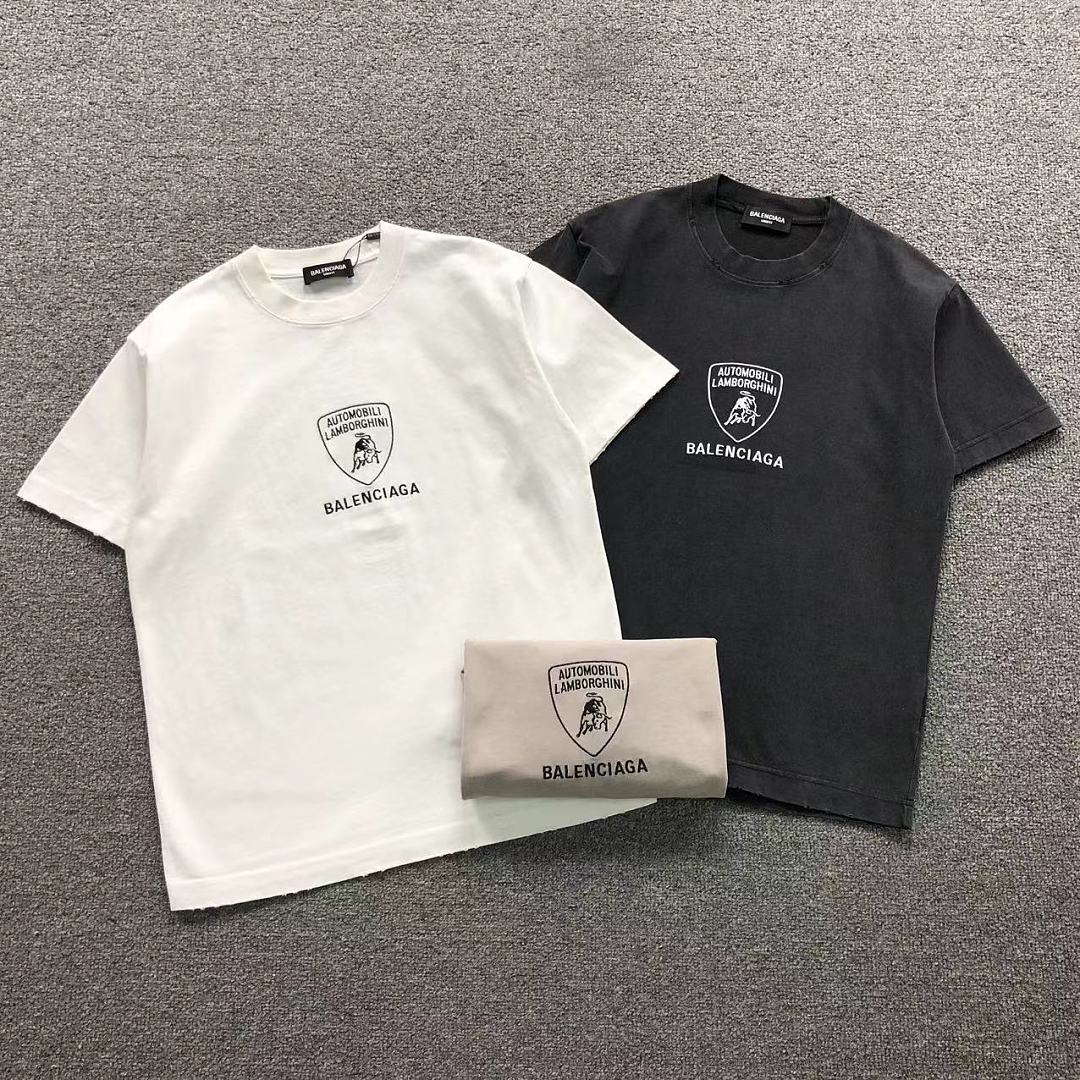 Balenciaga 125 B⭐L⭐⭐⭐IA⭐A T-SHIRT 5208070681 (Im 170Cm 60Kg I Wear Size S In The Phot)