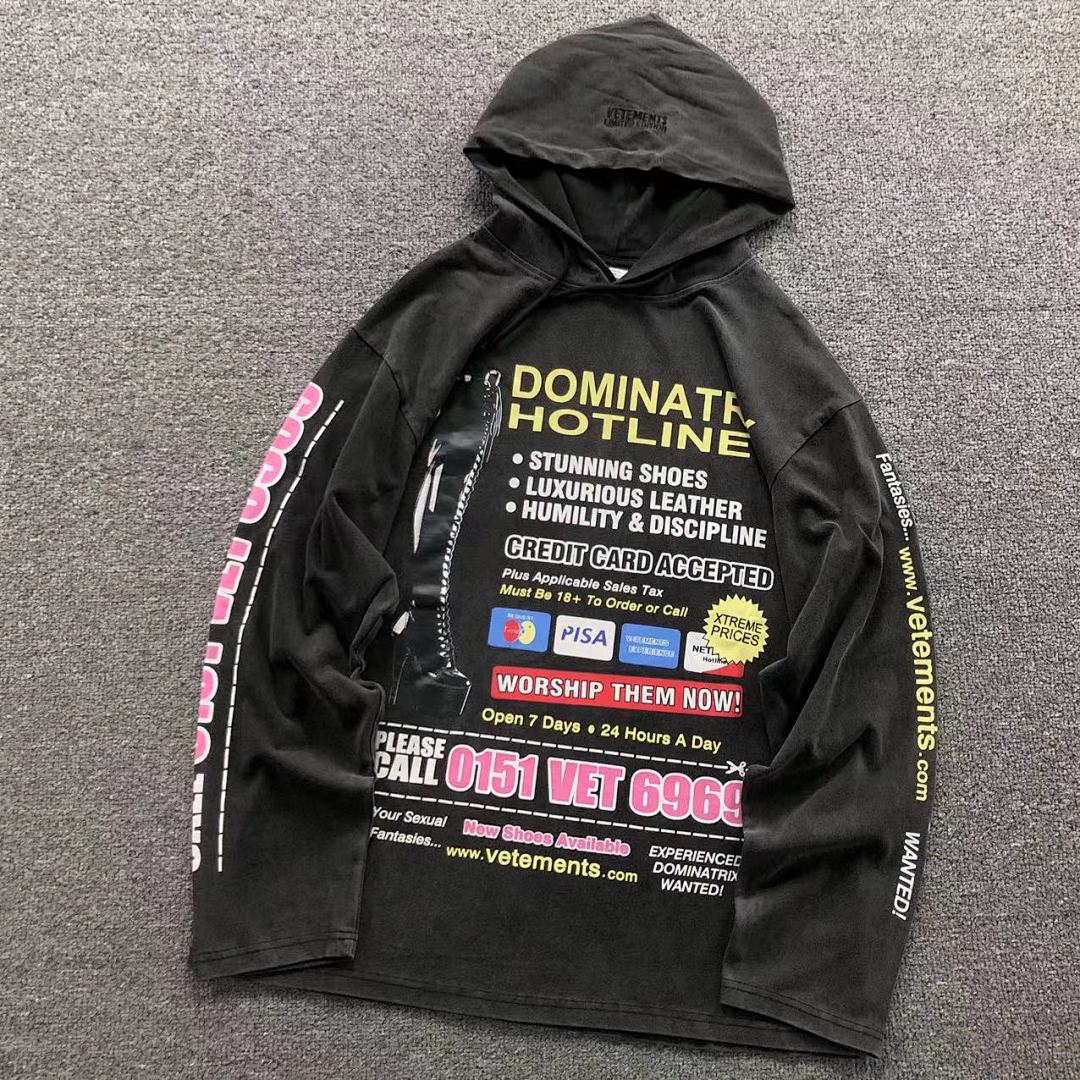 Vetements 225 VETEMENTS LONG SLEEVED 3112180617 (Im 170Cm 60Kg I Wear Size S In The Phot)