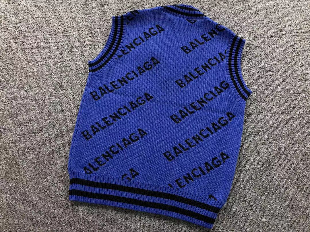 Balenciaga 128 B⭐L⭐⭐⭐IA⭐A VEST SWEATER 41101317146 (Im 170Cm 60Kg I Wear Size XL In The Phot) - Image 17