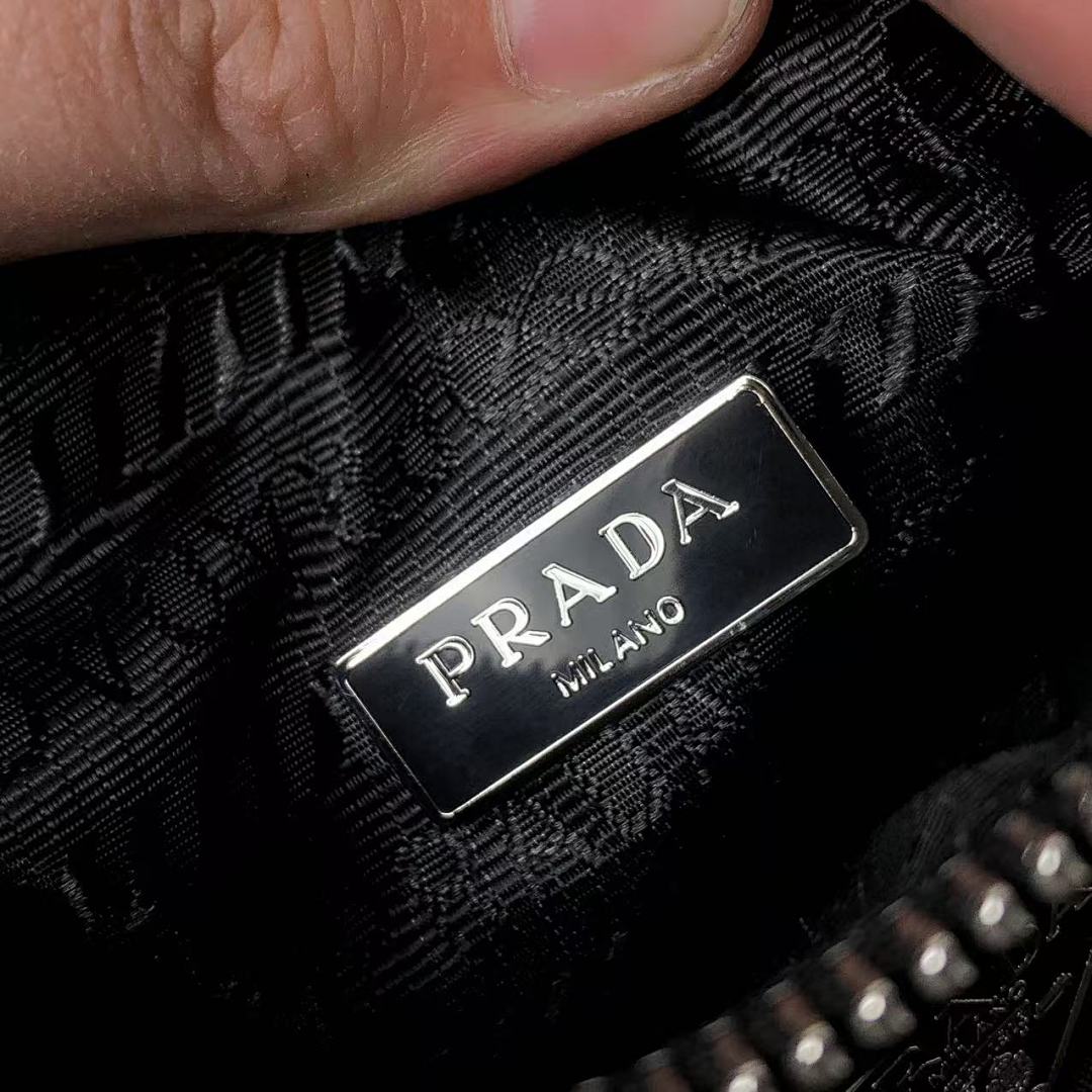 Prada 208 P⭐A⭐A BAG 411110675 (Long 22CM* Wide 6CM* High 15CM) - Image 9
