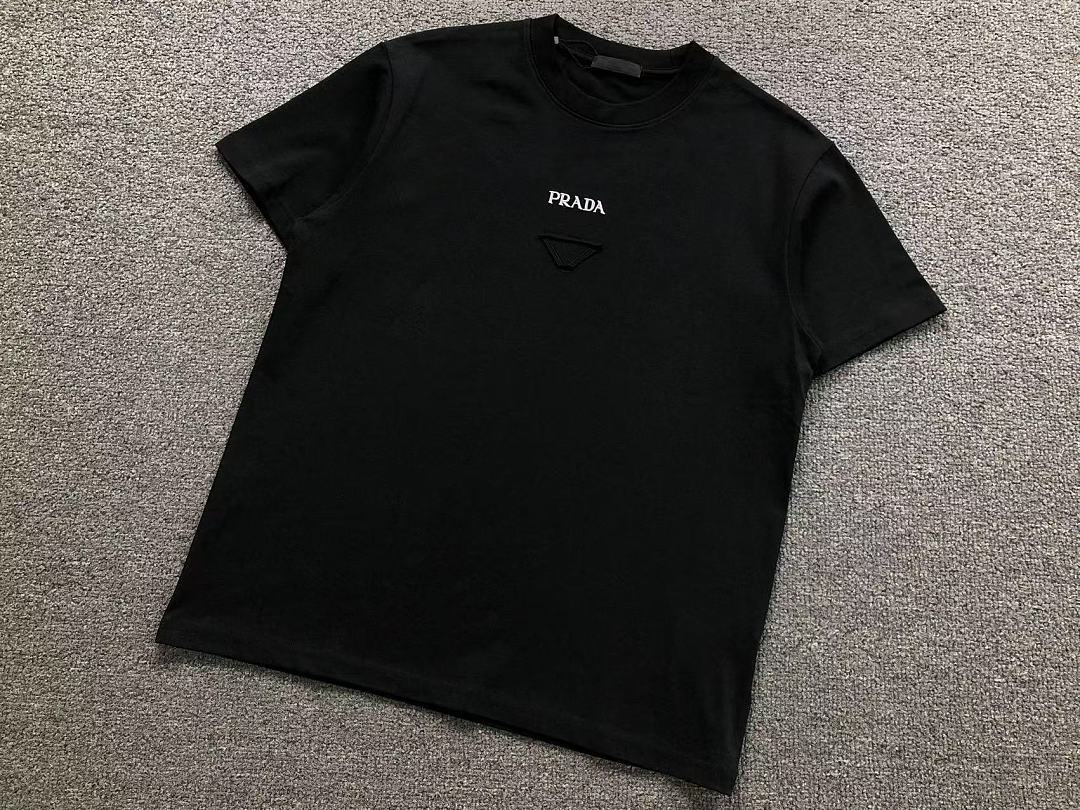 Prada 125 P⭐A⭐A T-SHIRT 2208032415 (Im 170Cm 60Kg I Wear Size S In The Phot) - Image 12